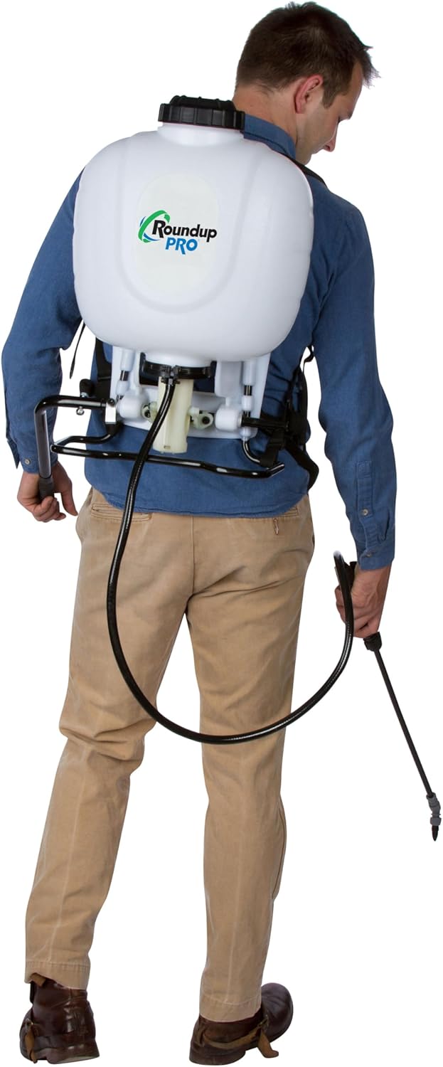 Roundup 190314 Backpack Sprayer for Fertilizers, Herbicides, Weed Killers & Insecticides, 4 Gallon , White1