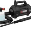 SENIX 13 Amp 1700 PSI 1.2 GPM Electric Pressure Washer with Foam Cannon, Spray Gun, 20-ft Hose, Turbo Nozzle, and Quick-Connect Spray Nozzles (HPWE13-L)