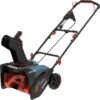 SENIX 14 Amp 18-Inch Electric Snow Blower with 8-Inch Clearing Depth, 33-Foot Max Throw Distance, LED Lights (STE14-M)