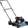 SENIX 20-Inch Gas Lawn Mower with 125 cc 4-Cycle Briggs & Stratton Engine, Side Discharge, 5-Position Single Wheel Height Adjustment (LSPG-L3)