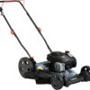 SENIX 21-Inch Gas Push Lawn Mower with 140 cc 4-Cycle Briggs & Stratton Engine, Mulching and Side Discharge, 6-Position Dual Lever Height Adjustment (LSPG-M6)