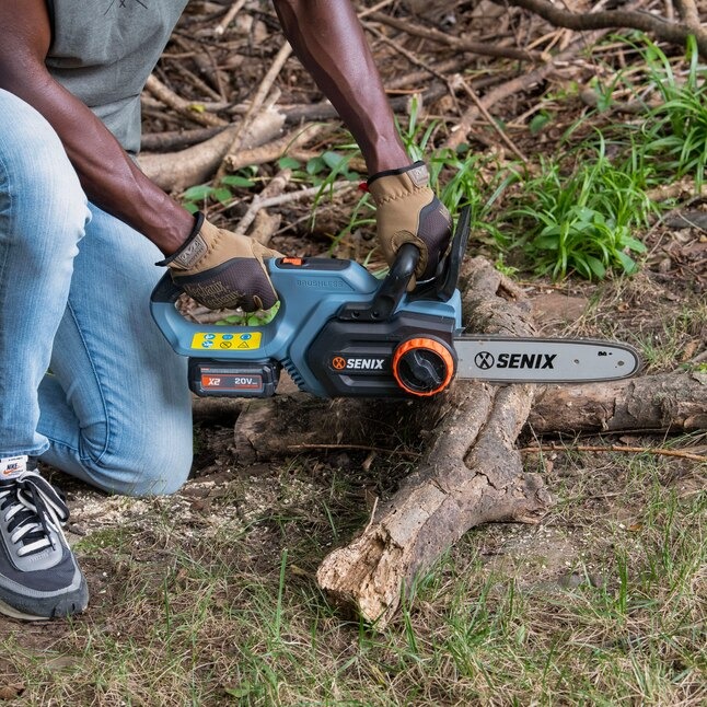 SENIX CSX2-M1 20-volt Max 10-in Battery 5 Ah Chainsaw (Battery and Charger Included)8_11zon