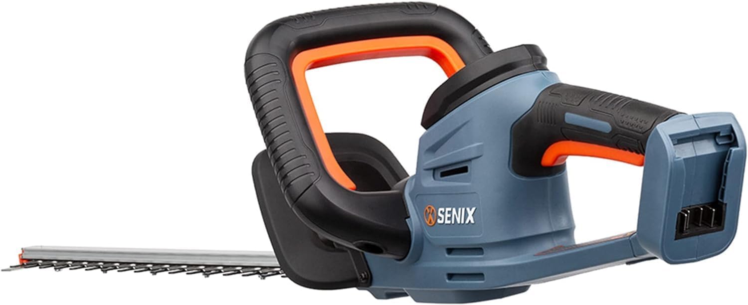 SENIX HTX2-M-0 X2 20 Volt Max 18-Inch Battery Powered Cordless Hedge Trimmer with Brushless Motor, Double-Sided Dual Action Blades, 3 4 Cutting Capacity, Tool Only, Battery Not Included6