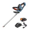SENIX HTX2-M 20-volt Max 18-in Battery Hedge Trimmer 2 Ah (Battery and Charger Included)