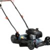 SENIX LSPG-M3 21-Inch Gas Push Lawn Mower with 125 cc 4-Cycle Briggs & Stratton Engine, Mulching and Side Discharge, 6-Position Dual Lever Height Adjustment