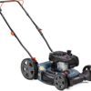 SENIX LSPG-M4 21-Inch Gas Push Lawn Mower with 125 cc 4-Cycle Briggs & Stratton Engine, Mulching and Side Discharge, 6-Position Dual Lever Height Adjustment