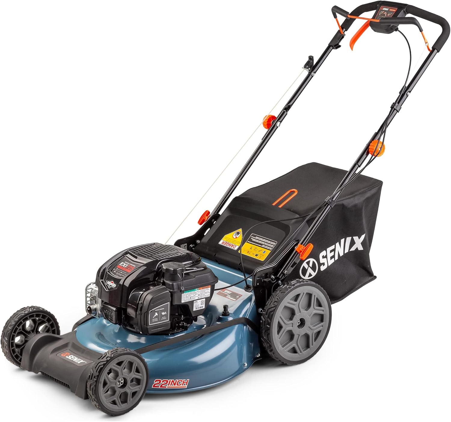 SENIX LSSG-H2 22-Inch Self Propelled Gas Lawn Mower with 163 cc 4-Cycle Engine, 3-in-1 Rear Wheel Drive Variable Speed Lawnmower, 6-Position Height Adjustment with 11-Inch Rear Wheels SENIX LSSG-H2 22-Inch Self Propelled Gas Lawn Mower with 163 cc 4-Cycle Engine, 3-in-1 Rear Wheel Drive Variable Speed Lawnmower, 6-Position Height Adjustment with 11-Inch Rear Wheels0