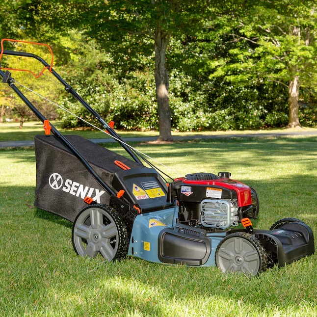 SENIX LSSG-M1 21-in Gas Self-propelled Lawn Mower with 150-cc Briggs and Stratton Engine18_11zon