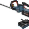 SENIX X6 60V Max* Battery Powered 26" Cordless Hedge Trimmer with Brushless Motor, Double-Sided Dual Action Blades, 1-1/4" Cutting Capacity, 3.0 Ah Lithium-ion Battery & Charger Included (HTX6-M1)