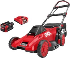 SKIL 40V Brushless 20" Push Mower Kit Including 6.0Ah Battery and 150W Charger-PM4910-15