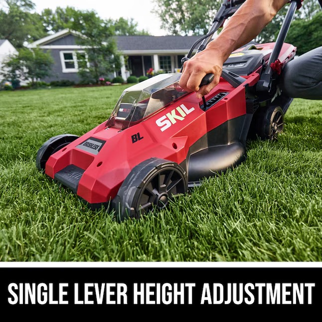 SKIL PM4912B-20 PWR CORE 20-volt 18-in Cordless Push Lawn Mower 4 Ah (2-Batteries and Charger Included)5_11zon