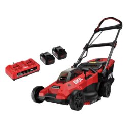 SKIL PM4912B-20 PWR CORE 20-volt 18-in Cordless Push Lawn Mower 4 Ah (2-Batteries and Charger Included)