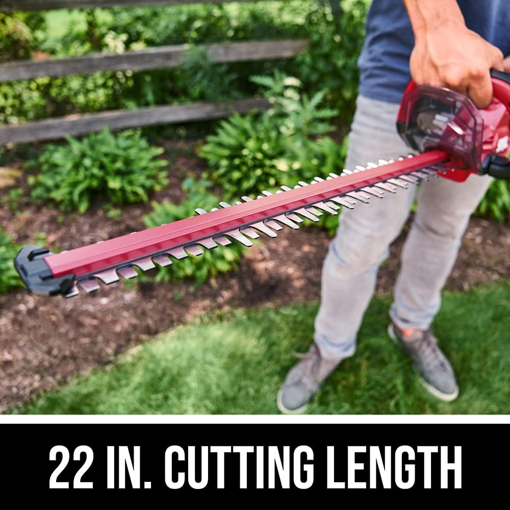 SKIL PWR CORE 20 22 20V Hedge Trimmer Kit, 3 4 Cut Capacity, Includes 2.0Ah Battery and Charger - HT4222B-103
