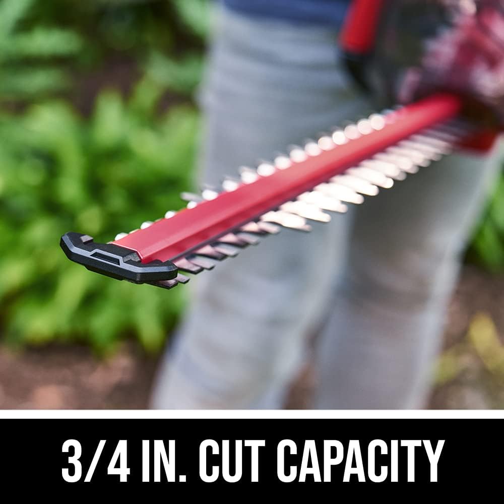 SKIL PWR CORE 20 22 20V Hedge Trimmer Kit, 3 4 Cut Capacity, Includes 2.0Ah Battery and Charger - HT4222B-106