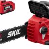 SKIL PWR CORE 40 Brushless 40V 14” Lightweight Chainsaw Kit with Tool-free Chain Tension & Auto Lubrication, Includes 2.5Ah Battery and Auto PWR Jump Charger - CS4555-10