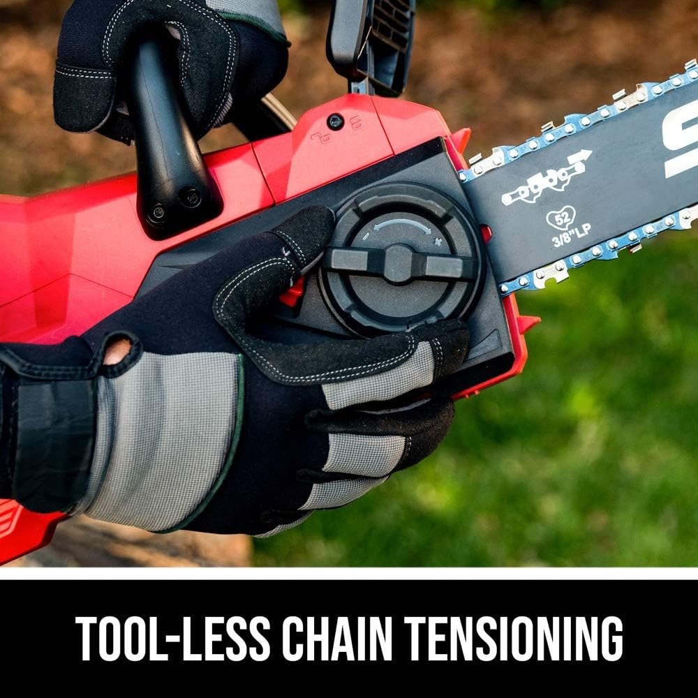 SKIL PWR CORE 40 Brushless 40V 14” Lightweight Chainsaw Kit with Tool-free Chain Tension & Auto Lubrication, Includes 2.5Ah Battery and Auto PWR Jump Charger - CS4555-108