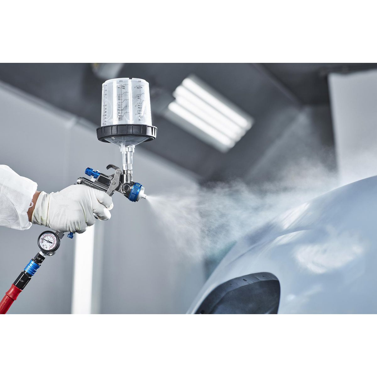 SPECTRUM Premium HVLP Gravity-Feed Air Spray Gun with Side Fan Control12