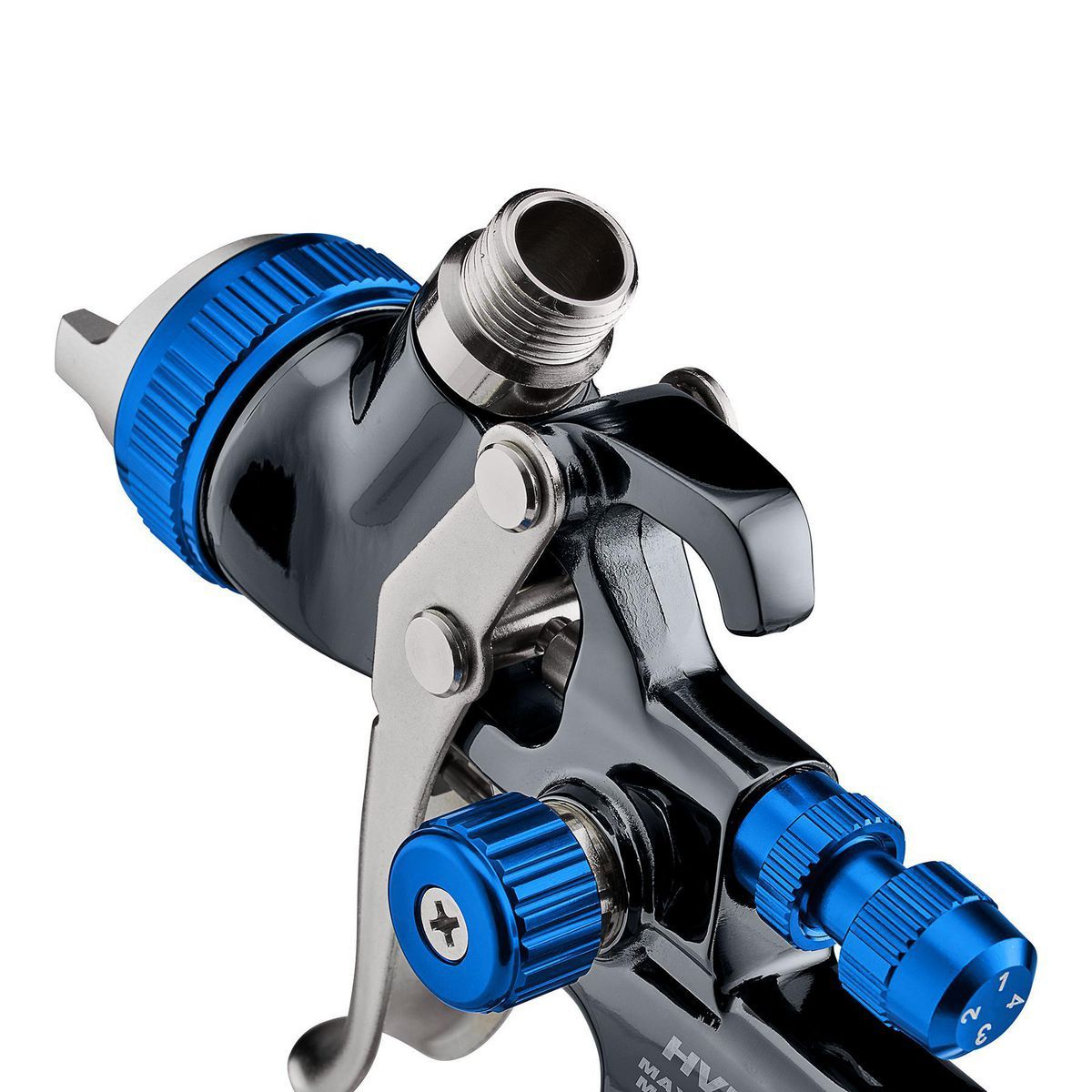 SPECTRUM Premium HVLP Gravity-Feed Air Spray Gun with Side Fan Control7