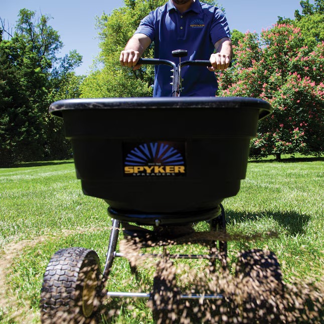SPYKER 50-lb Pro-Series Broadcast Compatible with Ice Melt, Fertilizer and Seed Spreader176_11zon