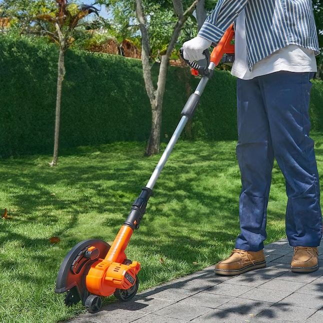SVOPES Lawn Edger 24-volt 9-Inches Handheld Battery Lawn Edger (Battery Included)12_11zon