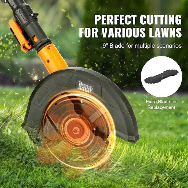 SVOPES Lawn Edger 24-volt 9-Inches Handheld Battery Lawn Edger (Battery Included)5_11zon