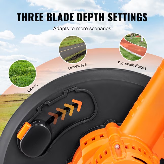 SVOPES Lawn Edger 24-volt 9-Inches Handheld Battery Lawn Edger (Battery Included)7_11zon