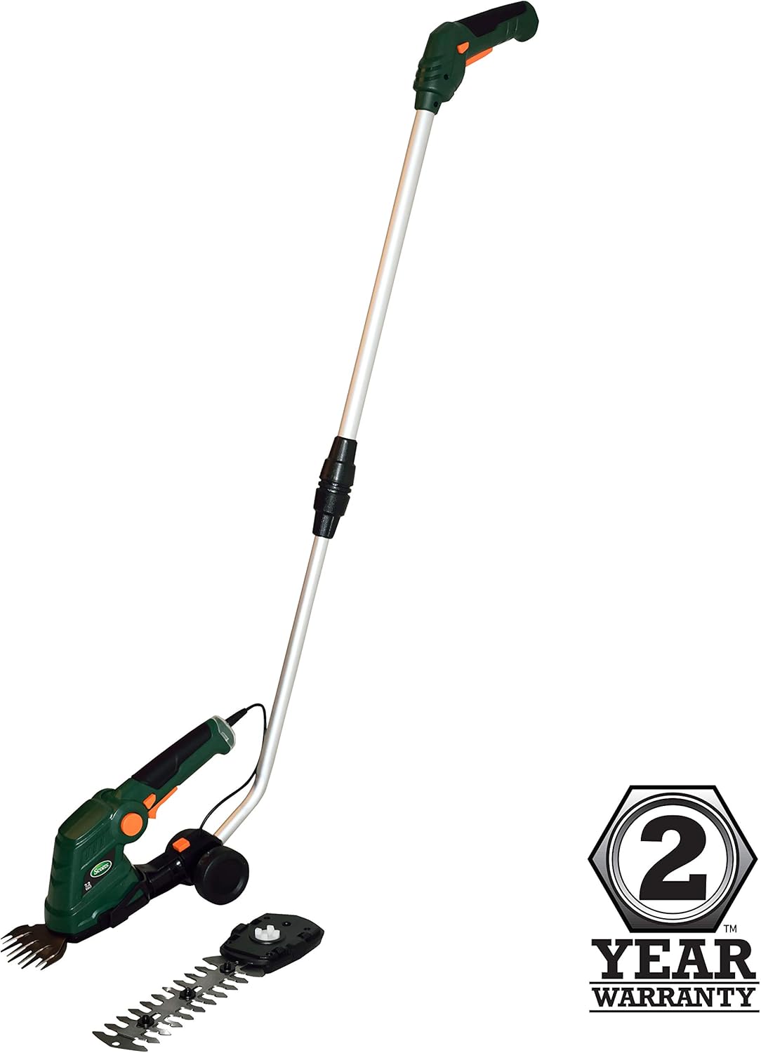 Scotts Outdoor Power Tools LSS10272PS 7.5-Volt Lithium-Ion Cordless Grass Shear Shrub Trimmer with Wheeled Extension Handle, Green6