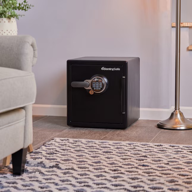 SentrySafe SFW123BSC 1.2-cu ft Fireproof and Waterproof Home Safe with Biometric Lock6_11zon