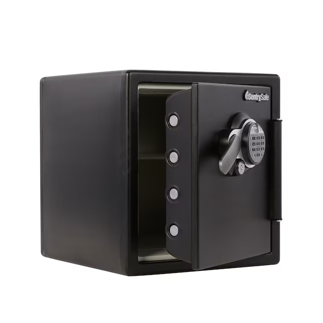 SentrySafe SFW123BSC 1.2-cu ft Fireproof and Waterproof Home Safe with Biometric Lock9_11zon
