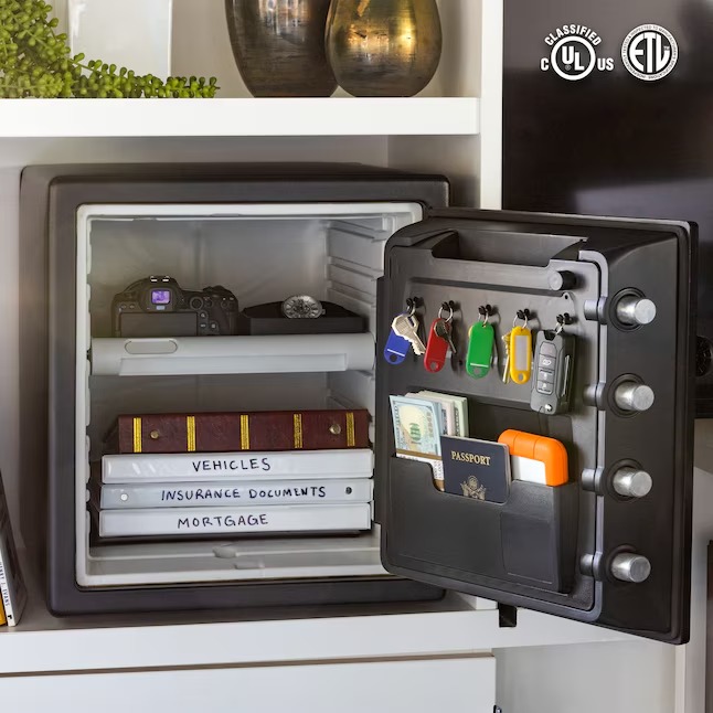 SentrySafe SFW123GTC 1.2-cu ft Fireproof and Waterproof Home Safe with Electronic Keypad Lock98_11zon