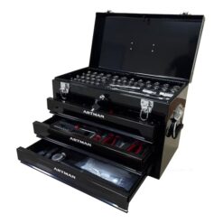 Siavonce XH11197 Bottom Tool Cabinets 10.63-Inches W x 13.86-Inches H 3 -Drawer Steel Tool Cabinet ( Black )