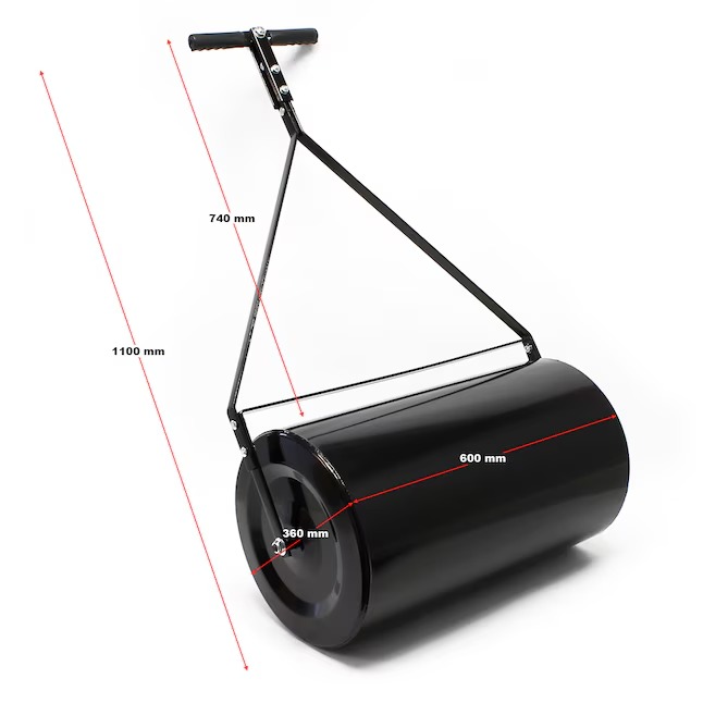 Siavonce XH22201 Combination Push Tow Poly Lawn Roller with Easy-Turn Tethered Plug, 14 by 24-in 60L 16-Gallon7_11zon