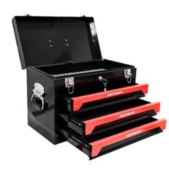 Siavonce XH31154 Bottom Tool Cabinets 10.63-Inches W x 13.86-Inches H 3 -Drawer Steel Tool Cabinet ( Black )