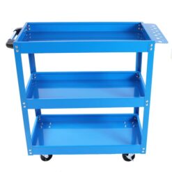 Siavonce XH65049 Bottom Tool Cabinets 14.20-Inches W x 29.10-Inches H 3 -Drawer Steel Tool Cabinet ( Blue )