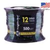 Southwire 11591558 500-Feet 12 -AWG Green Solid Copper THHN wire ( By-the-roll )