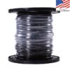 Southwire 20493344 SIMpull 500-Feet 6 -AWG Black Stranded Copper THHN wire ( By-the-roll )
