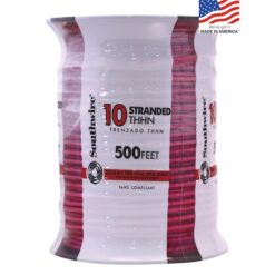 Southwire 22975757 500-Feet 10 -AWG Red Stranded Copper THHN wire ( By-the-roll )
