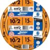 Southwire 28829026 10/2 Awg Romex Simpull 15' Nm-B Cable With Ground
