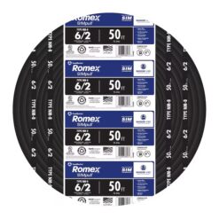 Southwire 28894422 50-Feet 6 / 2 / Romex SIMpull Solid Indoor CU NM-B W/G Individual pack ( By-the-roll )