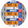 Southwire 68581821 Armorlite 25-Feet 10 / 2 Solid Aluminum MC (Metal Clad) Cable