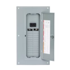 Square D HOM2448M125PC Homeline 125 -Amp 24 -Spaces 48 -Circuit Indoor Main breaker Plug-On Neutral Load Center