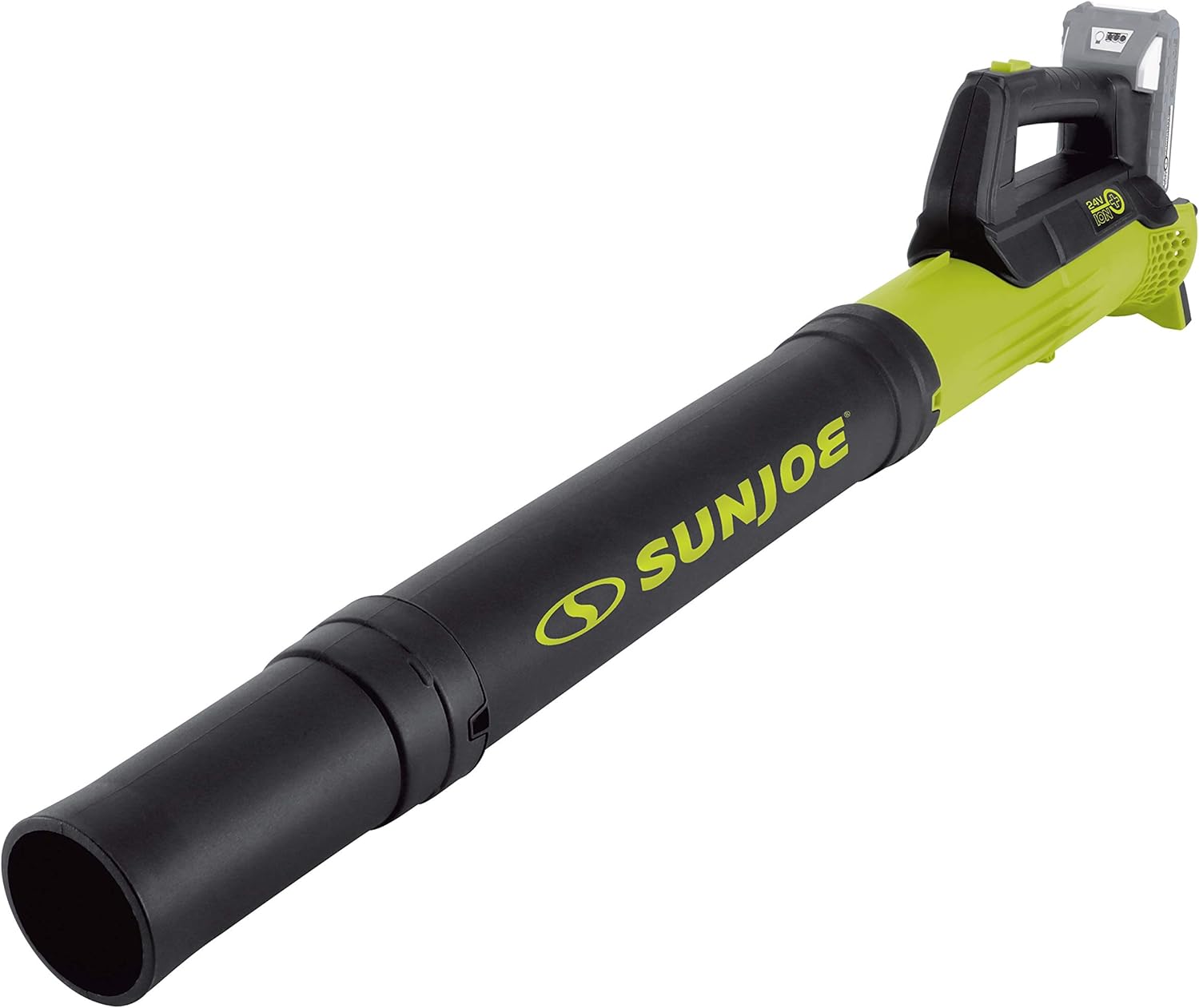 Sun Joe 24V-TB-LTE 24-Volt IONMAX Jet Blower Cordless Compact Turbine Leaf Blower 100-MPH, Kit (w 2.0-Ah Battery + Quick Charger) Sun Joe 24V-TB-LTE 24-Volt IONMAX Jet Blower Cordless Compact Turbine Leaf Blower 100-MPH, Kit (w/2.0-Ah Battery + Quick Charger)