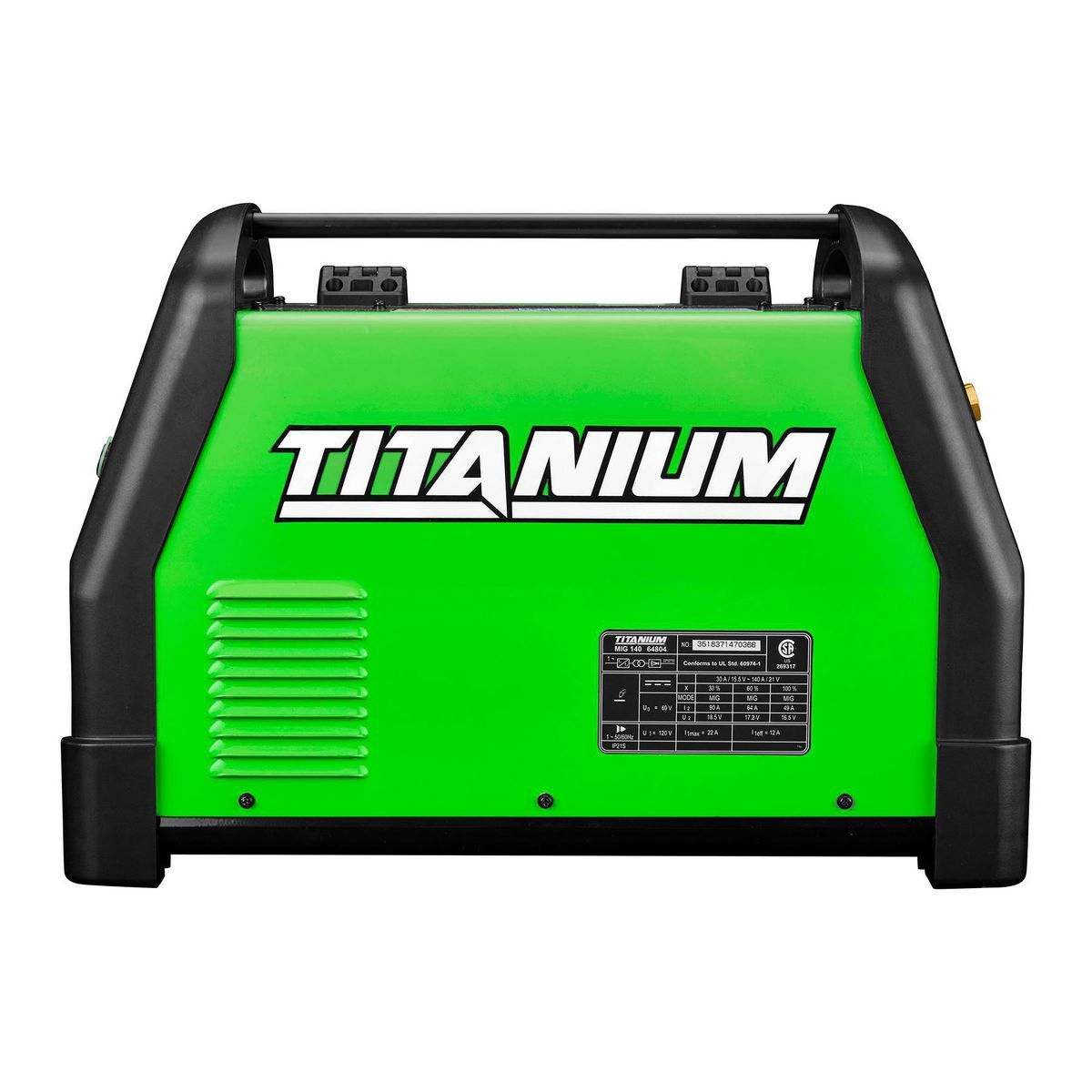 TITANIUM MIG 140 Professional Welder with 120V Input9