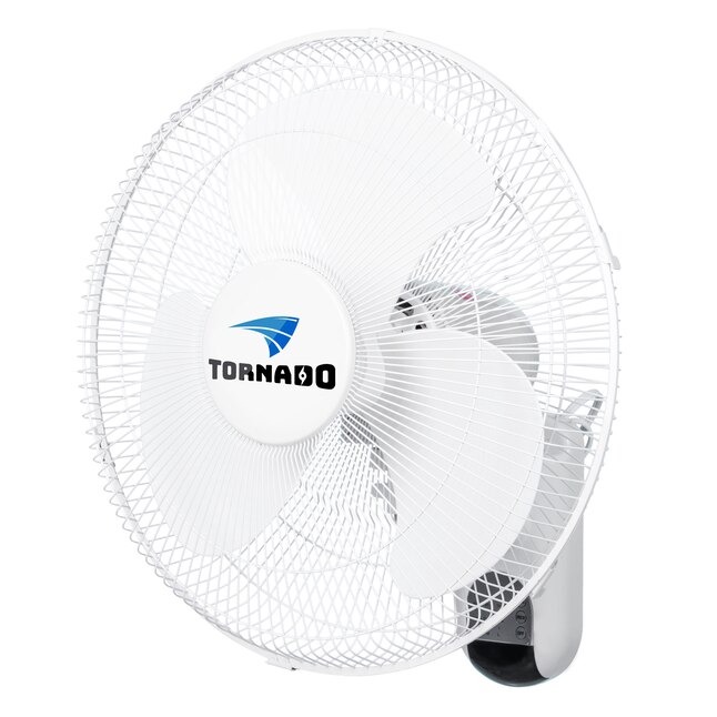 Tornado Fans Wall Fan 16-Inches Plug-In Oscillation Indoor White Wall Mounted Fan2_11zon