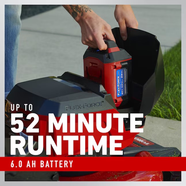 Toro 21327 Recycler 60-volt 21-in Cordless Self-propelled Lawn Mower 6 Ah (1-Battery and Charger Included)3_11zon