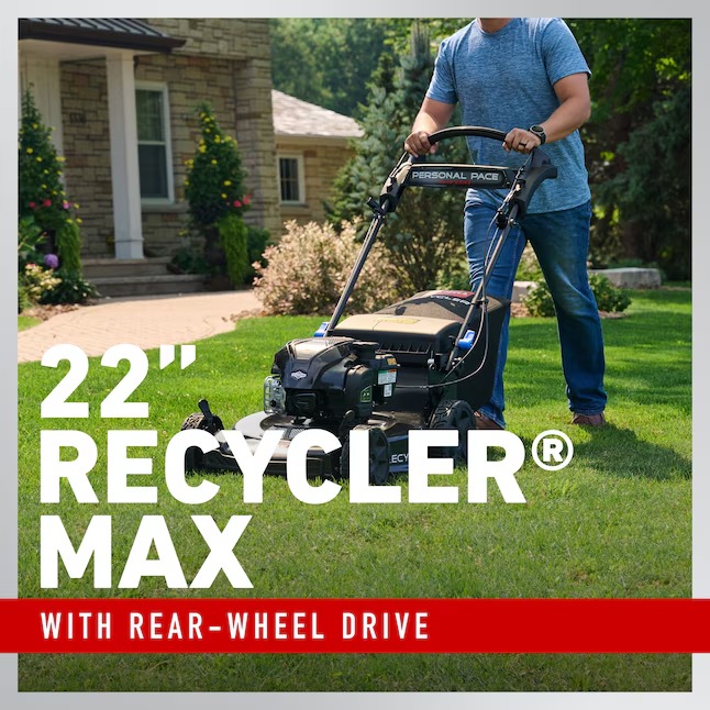 Toro 21485 Recycler Max with Personal Pace and Smart Stow 22-in Gas Self-propelled lawn mower with 163-cc Briggs and Stratton Engine3_11zon