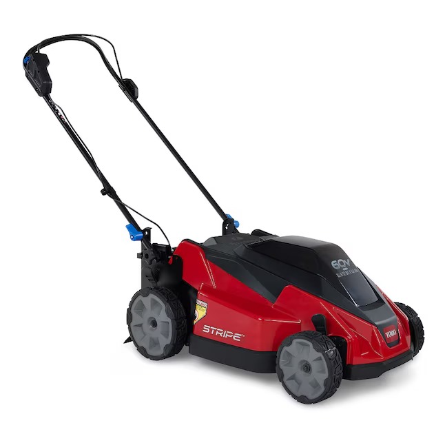 Toro 21611 Stripe 60-volt 21-in Cordless Push Lawn Mower 4 Ah (1-Battery and Charger Included)18_11zon
