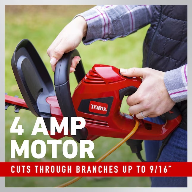 Toro 51490 22-in Corded Electric Hedge Trimmer2_11zon
