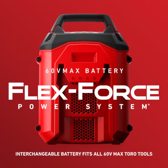Toro 51831 Flex-Force 60-volt Max 15-in Straight Shaft Battery String Trimmer 2 Ah (Battery and Charger Included)12_11zon