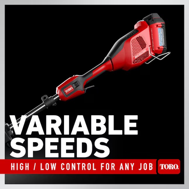 Toro 51836 Flex-Force 60-volt Max 16-in Straight Shaft Attachment Capable Battery String Trimmer 2.5 Ah (Battery and Charger Included)0_11zon